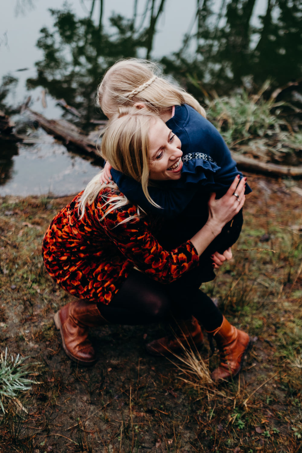 Familieshoot Wekeroms Zand in de winter