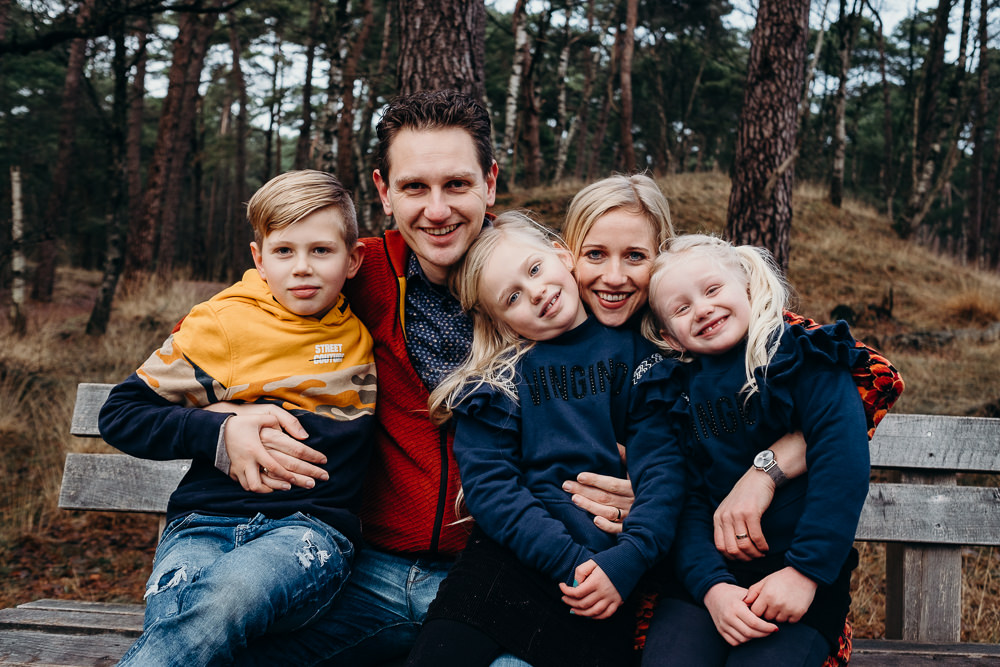 Familieshoot Wekeroms Zand in de winter